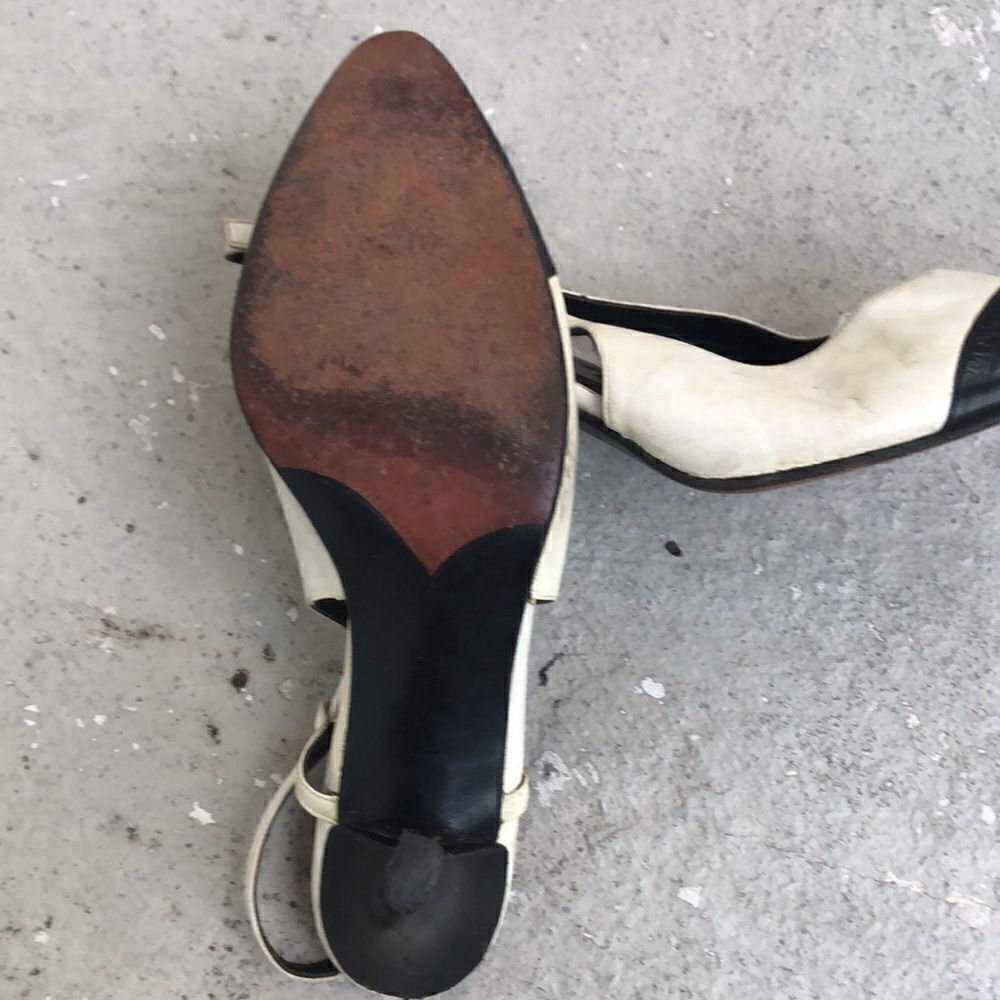 Vintage  YSL  slingbacks - Picture 8 of 9